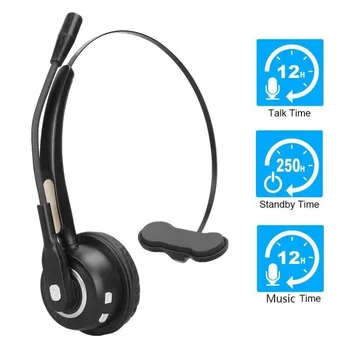 Klicni Center Bluetooth Slušalke BH520 Brezžične Slušalke Čez Glavo Hrupa Preklic Slušalke Za Tovornjak Vozniki Urad