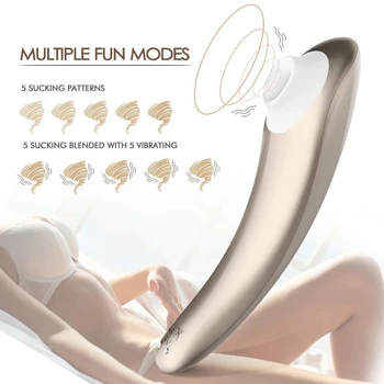 Klitoris vibrator za g spot penis Stimulator 10 Sesalna Načini Zraka Pulznega vala Val Nepremočljiva adult Sex Igrače Za Ženske in Pari