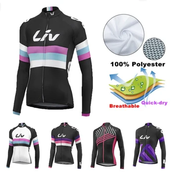 Kolesarski Dres 2020 LIV Pro team Poletje Dolg Rokav Človek MTB Kolesa, Oblačila Ropa Ciclismo Maillot Quick Dry Kolo Majica
