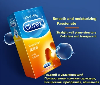 Kondomi Durex Moški 4 Vrste 24pcs Naravnega Lateksa Dodatno Lubricanting Penis Kondomi Erotično Blaga Adult Sex Igrače za Nekaj Debelo