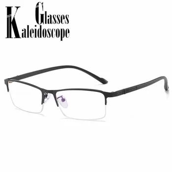 Kovinski Pol Okvir Anti-modra svetloba Obravnavi Očala Ženske Moški Ultralahkih Presbyopic Očala Dioptrije +1.0 +1.5 +2.0 +2.5 +3.0 +3.5