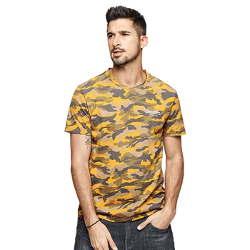 KUEGOU bombaža moška t majica poletje Modni T-shirt kratek rokav prikrivanje natisnjen tshirt top plus velikost ZT-3313