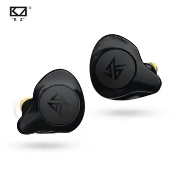 KZ S2 Pravi Brezžični TWS Slušalke Bluetooth v5.0 Hibridni 1DD+1BA Igra Čepkov Touch Kontrole šumov Športne Slušalke