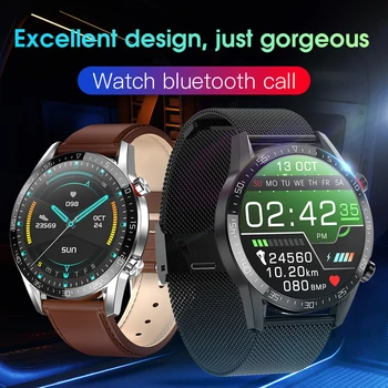 L13 Pametno Gledati Moški Ženske Smartwatch je 1,3-palčni Celoten Krog Polni, Zaslon na Dotik, Pedometer Srčnega utripa Pametna Zapestnica Band DT78