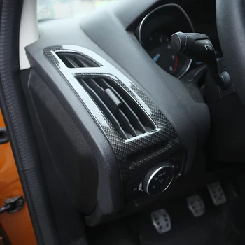 Lak Fibe ABS klimatska Naprava Vent Sequins klimatska Naprava Odprtin Nalepke za Ford Focus 3 4 2012 2013 2016 2017