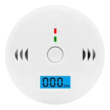 LCD Ogljikovega Monoksida Detektor Alarm CO Plina Opozorilo Senzor Alarm Monitor Tester Home Security Ogljikovega Monoksida Smart Sensor