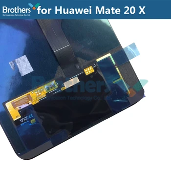 LCD Zaslon za Huawei Mate 20 X LCD Zaslon za Huawei Mate 20 X LCD Skupščine, Zaslon na Dotik, Računalnike Telefon Zamenjava Test Vrh
