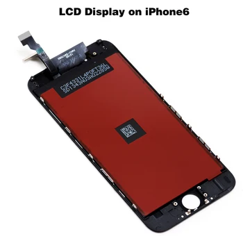 LCD-Zaslon za IPhone 6 6S 7 8 Plus Zaslon Zamenjava za Iphone 5 6 7 8 AAA+ Prosti Kaljeno Steklo + Komplet orodij + Zaščitni ovitek