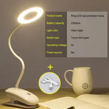 LED Namizna Svetilka Zložljive Zatemniti Dotik namizne Svetilke PC5V USB Powered Tabela Svetlobe Noč Svetlobo Dotik Zatemnitev, Prenosna Lučka za Osvetlitev