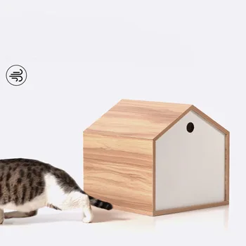 Lesene mačka pes hiše hišne pohištvo