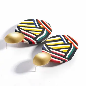 Lifefontier Pisane Proge Spusti Uhani 3D Polimerne Gline Okroglo Žogo Geometrijske Uhani Za Ženske, Dekleta Zlitine Nakit Brincos