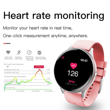 LIGE Pametno Gledati Ženske Srčnega utripa Fitnes tracker nepremočljiva Zapestnica Ženski Smartwatch Za Iphone, Android smart Band