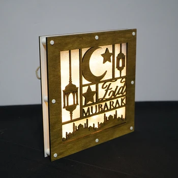 Liviorap 2020 Vesel EID Mubarak LED Luči Festival Luč Ramdan Dekoracijo za Dom Islamske Muslimanska Stranka Dekor Dobave
