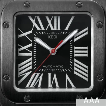 Luksuzne blagovne znamke 1:1 CTR Novih Moških Samodejno Mehanska ura Vse Črno Design High-end Kakovosti AAA iz Nerjavečega Jekla Watch ura darilo