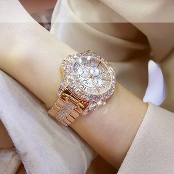 Luksuzne Blagovne Znamke Diamond Ženske Ure Moda Ustvarjalne Rose Zlata Ženske Quartz Uro Ženske Zapestnica Ročne Relojes Mujer 2020