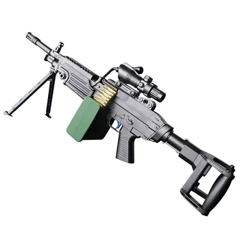 Luochen M249 Roko-v-eno Vodno Pištolo Jedi Model Preživetje Piščanec Opreme Zgrabi Otrok Igračo Pištolo Pištolo Stroj