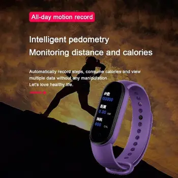 M5 Šport Fitnes Tracker Smartband Pametna Zapestnica Krvnega Tlaka, Srčnega Utripa Band Manžeta