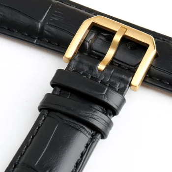 MAIKES iz Nerjavečega Jekla Watch Zaponko 16 mm 18 mm 20 mm 22 mm Black Rose Zlato uro Sponke Za Usnje Watch Band