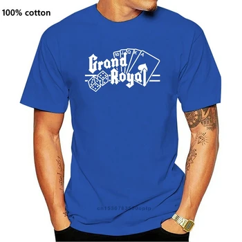 Majica Grand Royal Evidence T-Shirt Mens Krog Vratu, Kratke Rokave Priložnostne T-Shirt