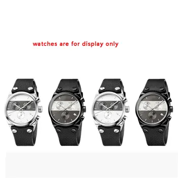 Mehko in Vodoodporni najlon watch band prilagoditi K4B384B3 K4B371B6 K4B371B3 serije black platno, trak