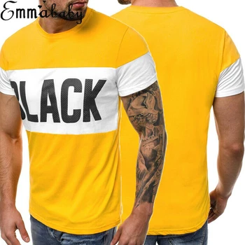Men ' s Slim Fit Camo Kratek Rokav Telovadnici Mišice Tee Shirt Priložnostne T-shirt Vrhovi Bluzo