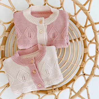 MILANCEL 2020 baby girl jesen oblačila enotni prsi baby fantje pulover srčkan baby pletenine baby brezrokavniki