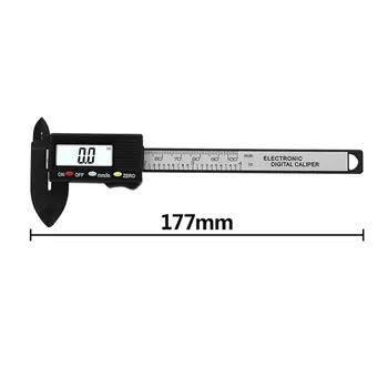 Mini Elektronsko Digitalno kljunasto merilo 0-100 mm Merilno Orodje Digitalni Vernier Kaliper Merilnik Mikrometer za merjenje nakit