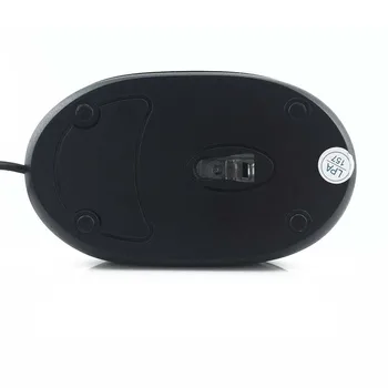 Mini Žično 3D Miško 1600DPI Preprostost Optični Majhne Mause Ergonomska USB Prenosni Miši Z LED Luči Otrok Za PC, Laptop, Prenosnik