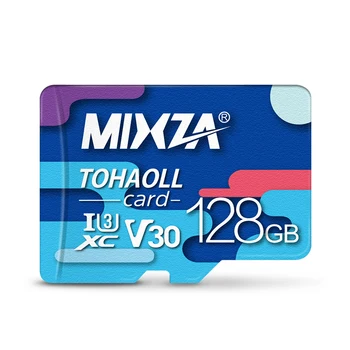MIXZA Pomnilniško Kartico 128GB 256GB 64GB U3 80MB/S 32GB Micro sd kartico Class10 UHS-1 flash Pomnilniško kartico Microsd TF/SD Kartice za Tablični računalnik