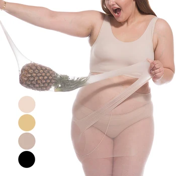 Moda za ženske Tanke Velikosti Nogavice Anti-kavelj Trganje Odporni Super Elastični Čarobni T Mednožje Brezhibno Pantyhose Plus Velikost Najlonke