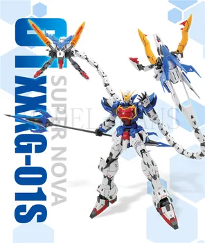 MODEL NAVIJAČI NA ZALOGI, super nova gundam W Altron Gundam model komplet white blue MG 1/100 akcija zbiranja slika