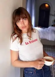 Modna Oblačila Majica Vrhovi La Femme Pisma Natisniti Tee Ženske Bombaž Poletje Slog, Crewneck Tumblr Grafični Tshirts