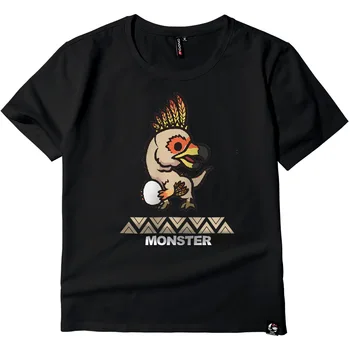 Monster Hunter tshirt Moški unisex majica Risanka t-shirt Tee Priložnostne Top Anime Camiseta Streatwear Kratek Rokav Vrhovi Krpo