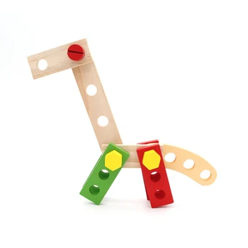 Montessori Izobraževalne Igrače, Lesene Igrače za Otroke Zgodnjega Učenja Materiala Otroci Inteligence Skupščine Vijak Igra 1 Komplet