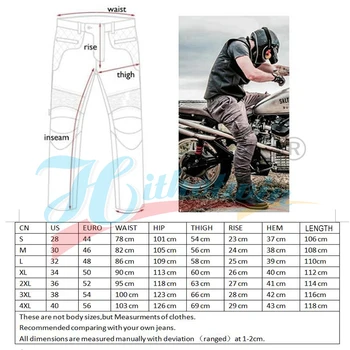 Moto hlače za prosti čas motorno kolo, jeans, jahanje hlače off-road motokros-fahren hlače design z zaščito H-EV-118-10