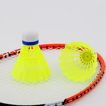 Močno Najlon Žogica za Namizni Optični Žogo Glavo Polno Krog Volne Stil, Plastični Badminton za Zunanjo Uporabo Usposabljanja Trajne 6pcs/set