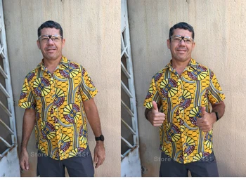 Moški Dashiki Svoboden Bluzo Moda Tee Vrhovi Bazin Riche Afriške Indija Športna T Majica Ankara Homme Kratek Rokav Tiskanja Retro Oblačila