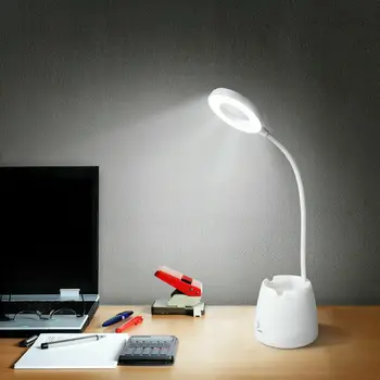Možnost zatemnitve Touch Senzor LED namizne svetilke USB Polnilne Desk lahka za Branje Knjige študija lučka Otroci Darilo Za Spalnice študija razsvetljavo