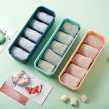 Multi-Celice Nogavice, Spodnje Hlače Škatla Za Shranjevanje Plastični Namizni Organizator Polje Gospodinjski Predmeti, Nordijska Predal Posode