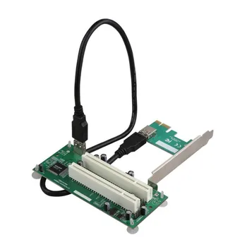 Na Prodajo Desktop PCI-Express PCI-e PCI Adapter Kartica PCIe za Dvojno Režo Pci Razširitveno Kartico USB 3.0 Dodaj na Kartice Converter