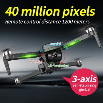 Najboljši GPS Brnenje 4K s 3-Osni Anti-Shake Gimbal Fotoaparat Dvojno GPS, WIFI FPV Podpira TF kartice Quadrocopter RC Helikopter