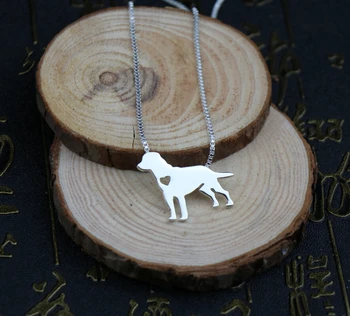 Najnovejše Poletje srčkan moda Labrador Retriever ogrlica kovinski risanka pes obesek nakit zlate barve, prevlečen 12PCS/veliko