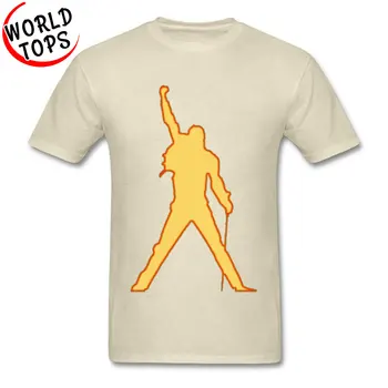 Najnovejši Skupina Mladih T Shirt Queen Freddie Rock T-Shirt Michael Jackson Bombaž Meri Vrhovi Srajce Crewneck Moški