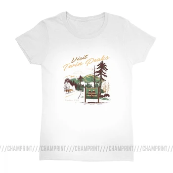 Najnovejši Twin Peaks T-shirt Tumblr Grafika Plus Velikost Majice za Ženske Estetski Vrhovi Tees Bombaž Dropshipping Oblačila Ženski