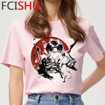 Napad na Titan Shingeki Ne Kyojin Kul Anime Majica s kratkimi rokavi Moški Novo Harajuku Unisex T-shirt Smešno Risanka Tshirt Hip Hop Top Tees Moški