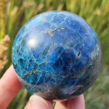 Naravni apatite področju quartz minerali, kristali, zdravilna dragih kamnov žogo za dekoracijo doma