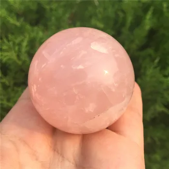 Naravno roza v prahu kristalno kroglo roza kristal rose quartz področju žogo celjenje 40-50mm