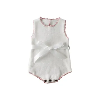 Newborn Baby Girl Obleke Pomlad Lok Pletene Otroška Oblačila Baby Romper Za Dekle Bombaža, Za Malčke Baby Dekleta Jumpsuit Romper