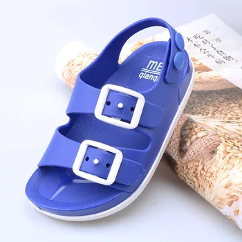 Nov Poletni Fantje Sandale Za Otroke Plaži Čevlji Otroci Športnih Mehko Anti-slip Priložnostne Baby Toddler Pvc Usnje Ravno Sandali