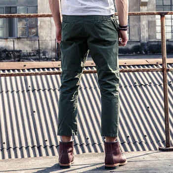 Nov Slog Priložnostne Hlače Moški Ravne Dolge Hlače Vojaške Moda za Moške Hlače blagovne Znamke Tovornih Oblačila Hommes Pantalones Jogger 21